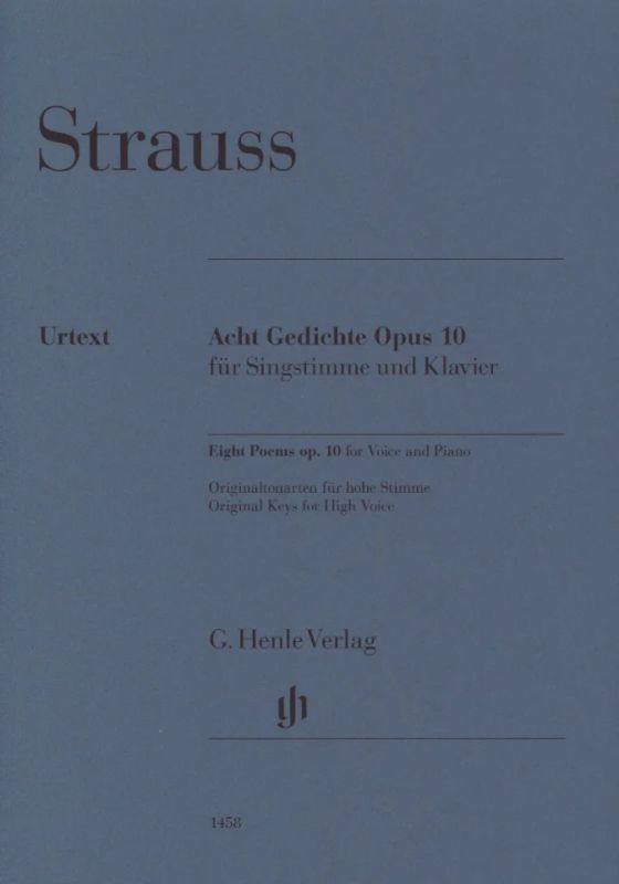 Richard Strauss - Eight Poems op. 10