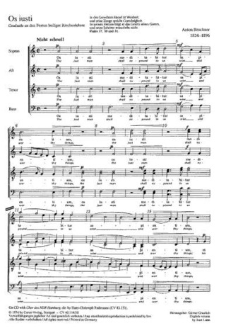 Anton Bruckner: Os justi lydisch WAB 30 (1879)