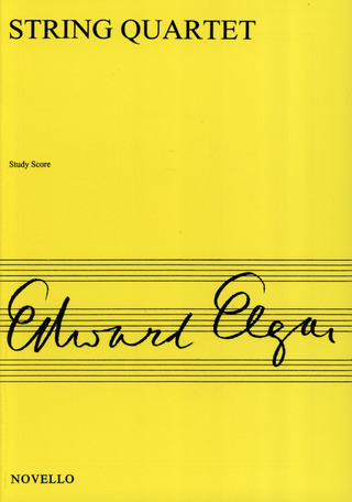 Edward Elgar - String Quartet Op 83: Study Score