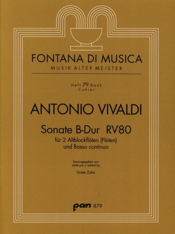 Antonio Vivaldi - Sonate B-Dur Rv 80