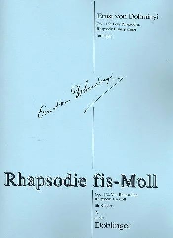 Ernst von Dohnányi - Rhapsodie fis-Moll op. 11/2