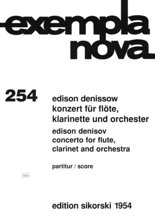 Edisson Denissow - Konzert für Flöte, Klarinette und Orchester