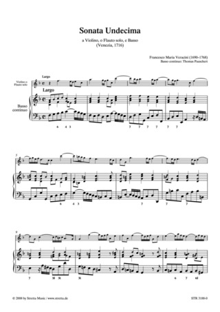 Francesco Maria Veracini - Sonata Undecima