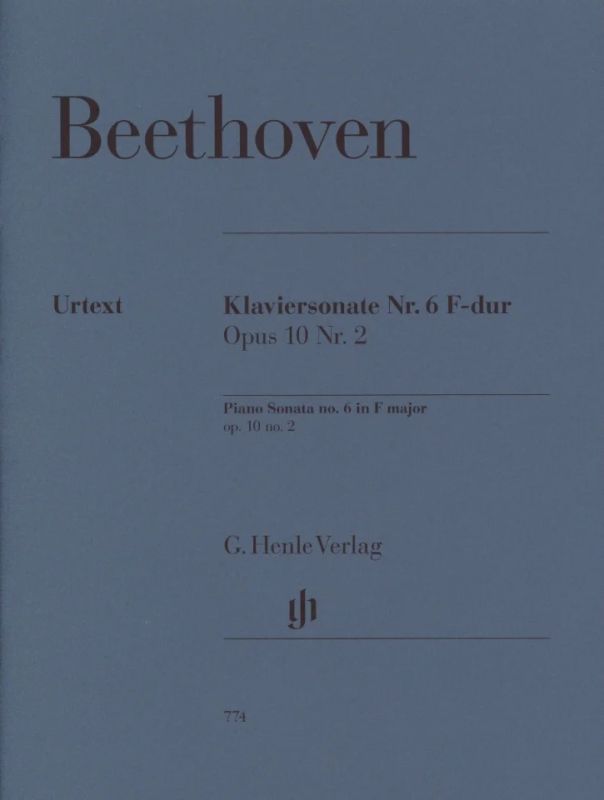 Ludwig van Beethoven - Piano Sonata no. 6 F major op. 10/2