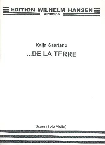 Kaija Saariaho - De La Terre