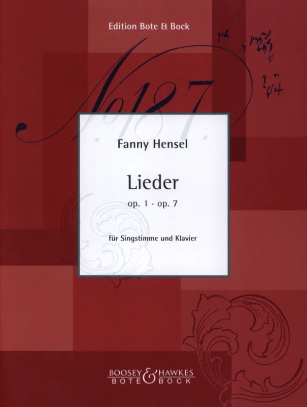 Fanny Hensel - Lieder op. 1, . 7