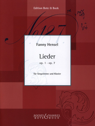 Fanny Hensel - Lieder op. 1, . 7