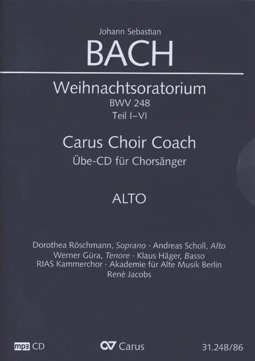 Johann Sebastian Bach - L’Oratorio de Noël – Carus Choir Coach