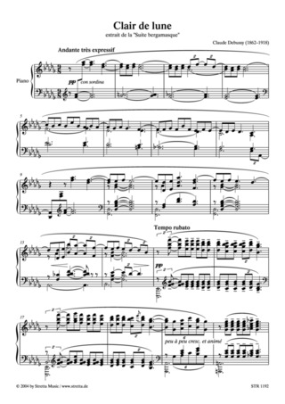 Claude Debussy: Clair de lune
