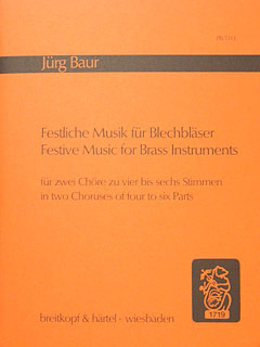 Jürg Baur: Festliche Musik