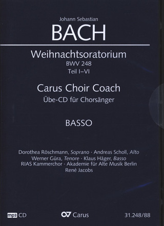 Johann Sebastian Bach - Weihnachtsoratorium – Carus Choir Coach