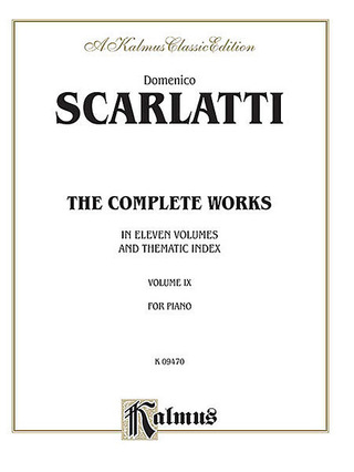Domenico Scarlatti: Complete Works 9