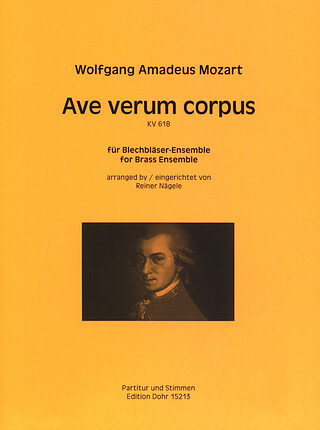 Wolfgang Amadeus Mozart - Ave verum corpus für Blechbläser-Ensemble KV 618