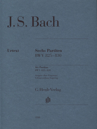 Johann Sebastian Bach: Six Partitas BWV 825–830