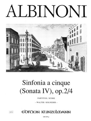 Tomaso Albinoni - Sinfonia a cinque op. 2/4