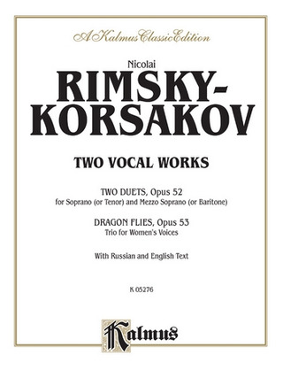 Nikolaj Rimski-Korsakov - Two Vocal Works, Op. 52, 53