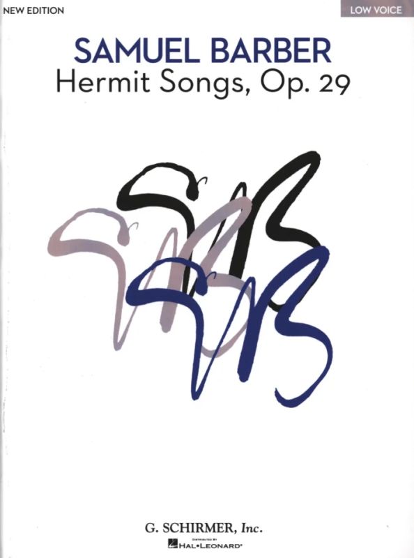 Samuel Barber - Hermit Songs op. 29 – Low Voice