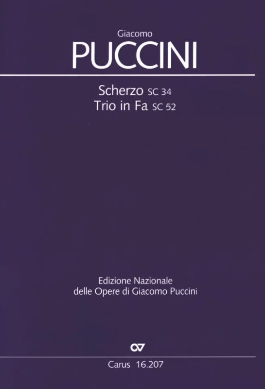 Giacomo Puccini - Scherzo in a-Moll / Trio in F-Dur