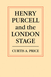 Curtis Price: Henry Purcell and the London Stage