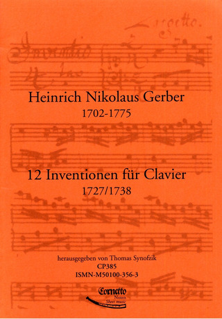 Gerber Heinrich Nikolaus - 12 Inventionen für Clavier