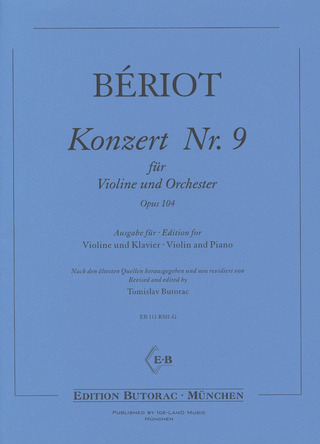 Charles Auguste de Bériot: Concerto 9 A-Moll Op 104