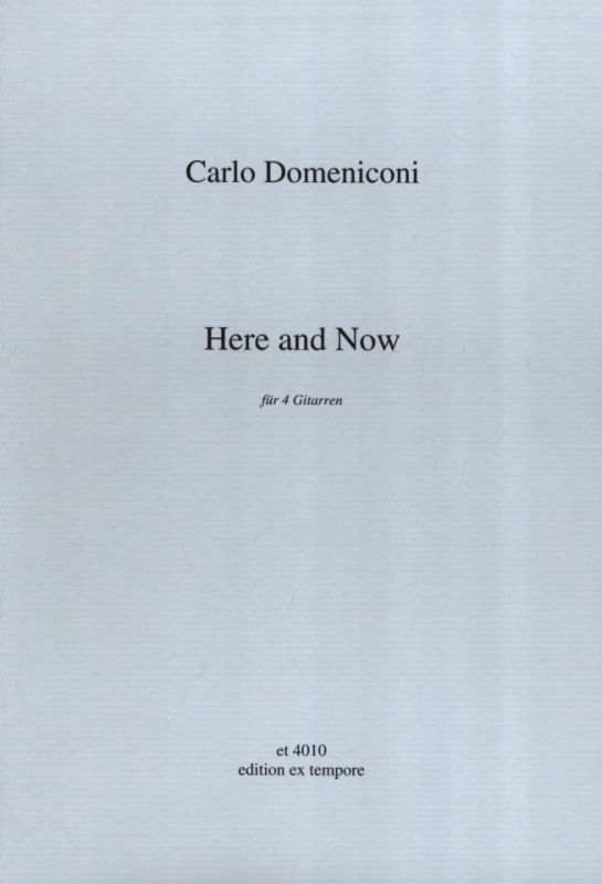 Carlo Domeniconi - Here and Now