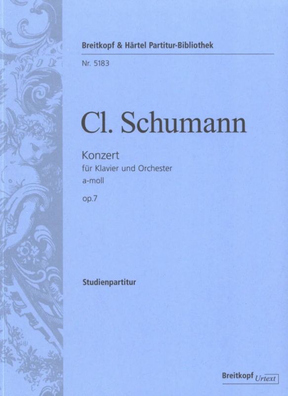 Clara Schumann - Konzert für Klavier und Orchster a-Moll op. 7