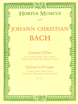 Johann Christian Bach - Quintet D-Dur op. 11/6
