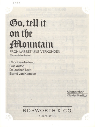 (Traditional): Go Tell It on the Mountain/ Froh lasset uns verkünden
