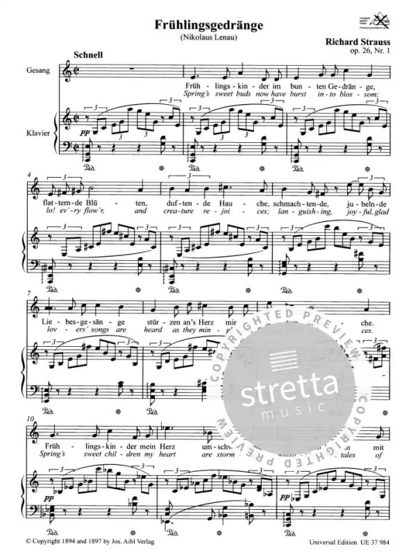 Richard Strauss - Zwei Lieder op. 26 TrV 166 (2)