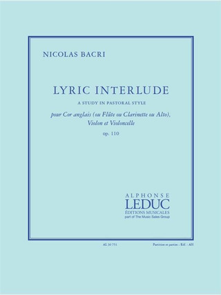 Nicolas Bacri: Lyric Interlude