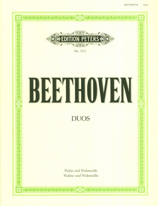 Ludwig van Beethoven - 3 Duos (um 1800)