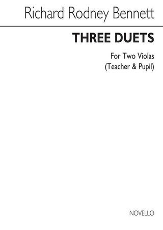 Richard Rodney Bennett - Three Duets for Two Violas (Teacher and Pupil)