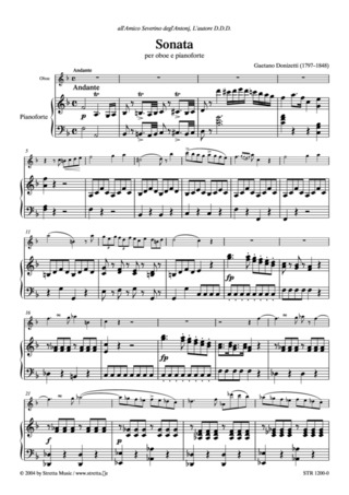 Gaetano Donizetti - Sonata F-Dur