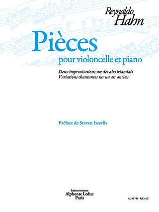 Reynaldo Hahn - Pieces For Cello
