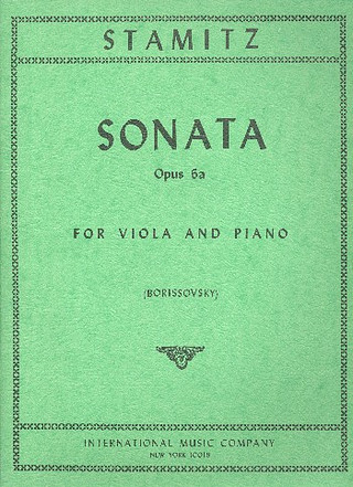 Johann Stamitz - Sonata Op. 6A (Borissovsky)