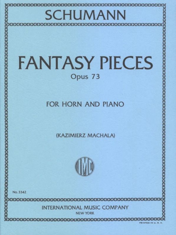 Robert Schumann - Pezzi Fantastici Op. 73