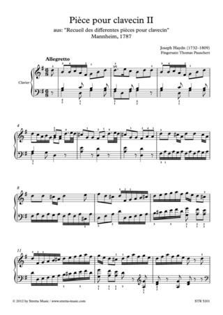 Joseph Haydn: Pièce pour clavecin II
