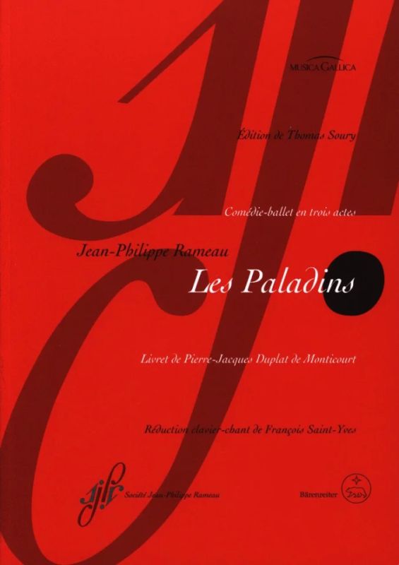 Jean-Philippe Rameau - Les Paladins RCT 51