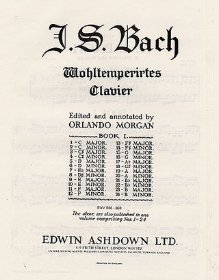 Johann Sebastian Bach - Prelude and Fugue No. 2 In C Minor