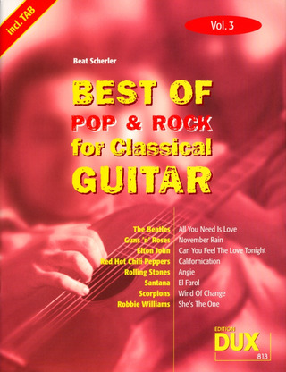 Best of Pop & Rock for Classical Guitar 3