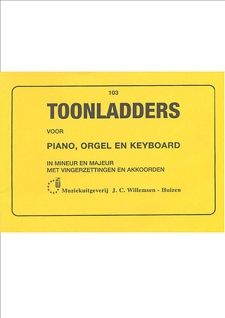 Toonladders Voor Piano ( Orgel/Keyboard )