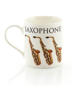 Music Word Mug - Saxophone