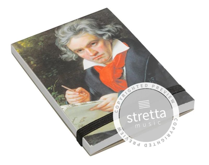 Notepad Beethoven Portrait