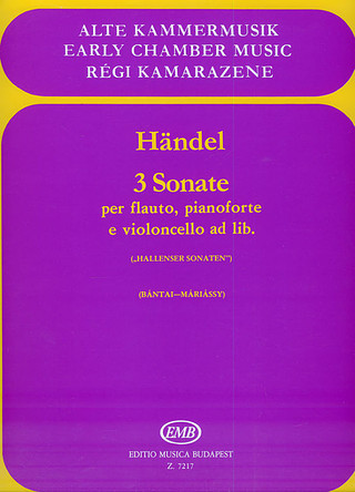 George Frideric Handel - 3 sonate