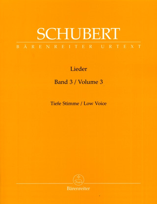 Franz Schubert - Lieder 3 (Low Voice)