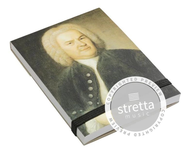 Notizblock Bach Porträt