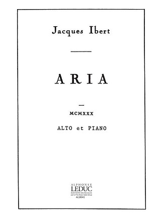 Jacques Ibert - Aria