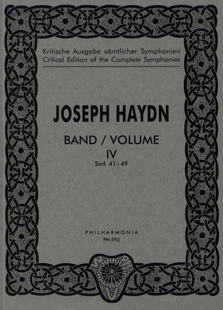 Joseph Haydn - Symphonien Nr. 41-49 Band 4