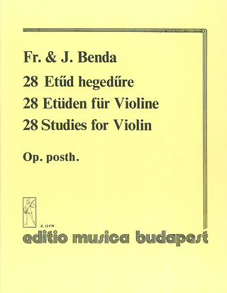 Franz Benda - 28 Etüden op. post.